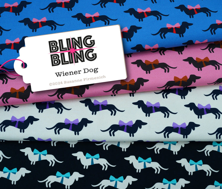 Bling Bling - WIENER DOG - Canvas