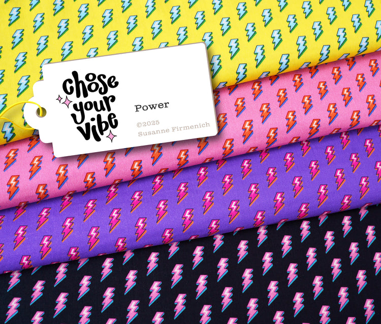 Choose your Vibe - POWER - Cotton Musselin - Double Gauze