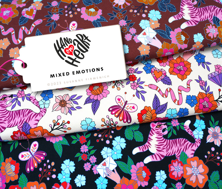 Hand on Heart - MIXED EMOTIONS - Double Gauze