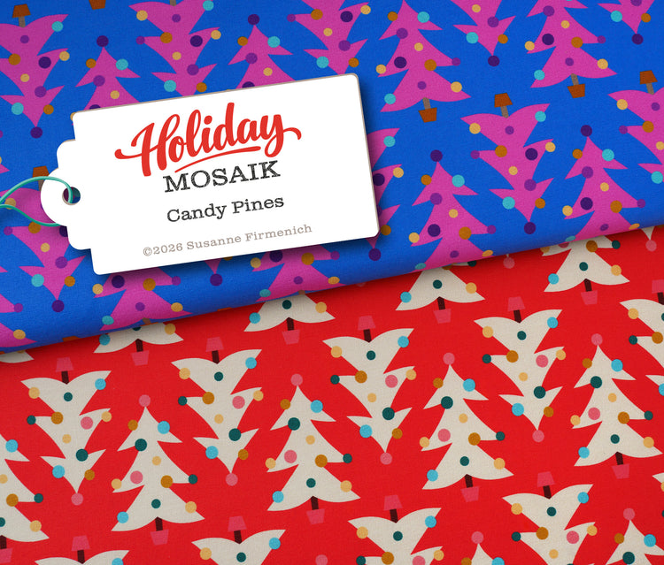 Holiday Mosaik - XMas 2026 - CANDY PINES - Canvas
