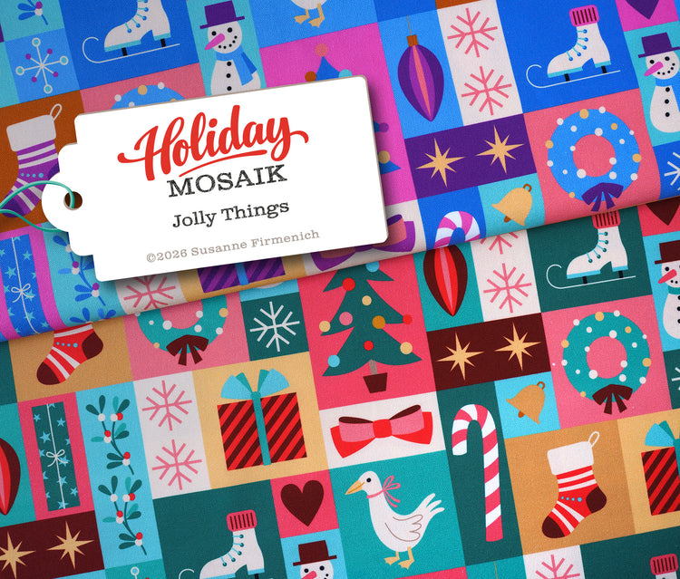 Holiday Mosaik - XMas 2026 - JOLLY THINGS - Canvas