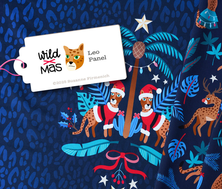 Wild XMas 2025 - LEO Panel blau - Sweat