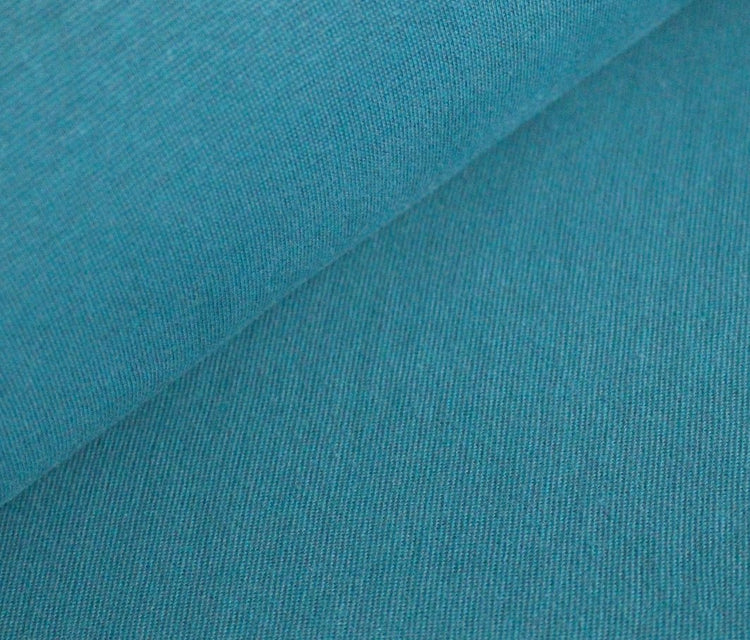 BIO BAUMWOLL SINGLE JERSEY -petrol - A12