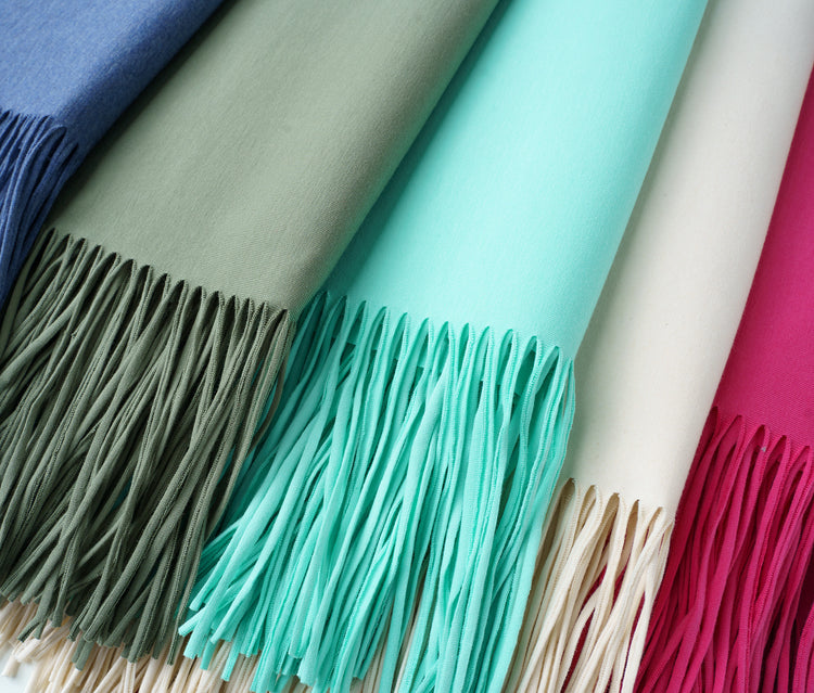 Fringe Me Cotton - SOLID COLOUR - Fransenjersey