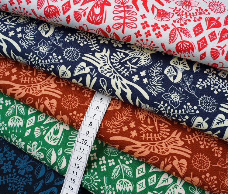 Pretty & Pure - FOREST - New Cotton Satin Webware