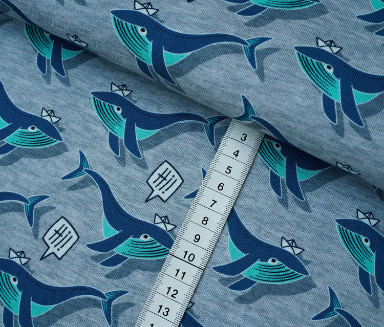 Sea Side - WILLY THE WHALE - Baumwoll Ripp