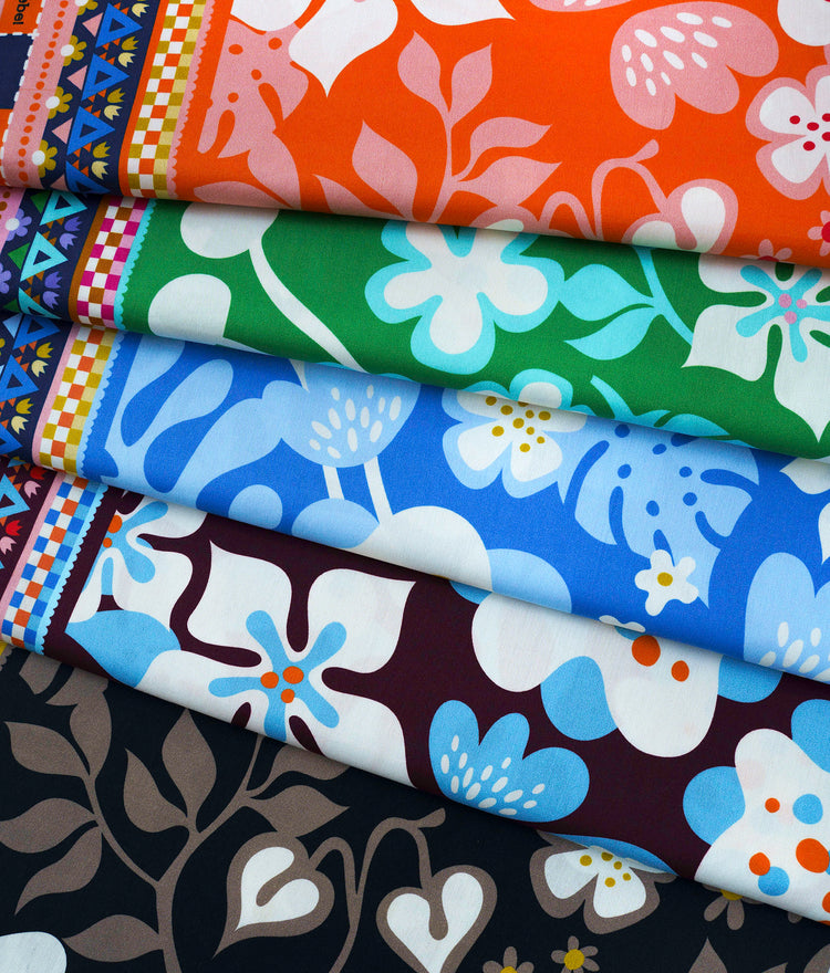 Al Lago - FIORI - New Cotton Satin Webware