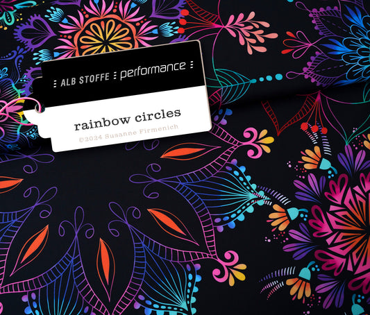 Performance - RAINBOW CIRCLES SCHWARZ