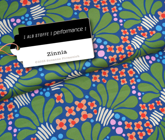 Performance - ZINNIA BLAU GRÜN