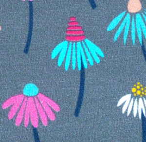Queens United - DAISIES - New Cotton Satin Webware