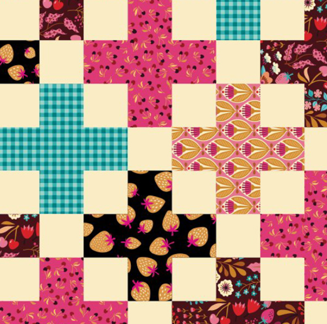 Picknick - CHEATER QUILT - Popeline