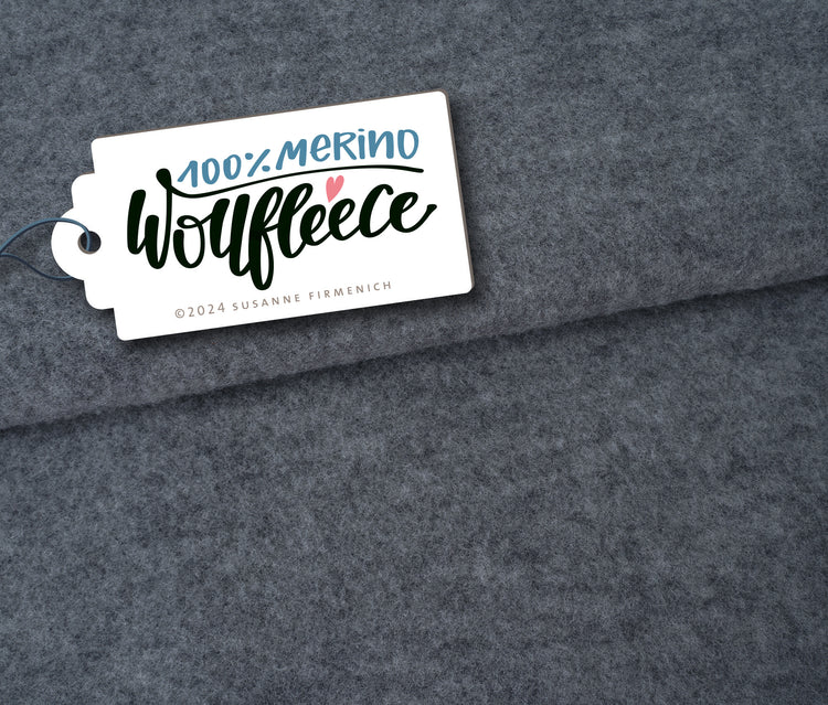 MERINO WOLLFLEECE schiefer