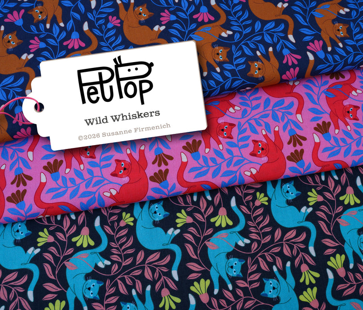 Pet Pop - WILD WHISKERS - Double Gauze