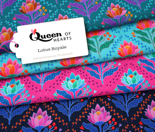 Queen of Hearts - LOTUS ROYAL - Canvas
