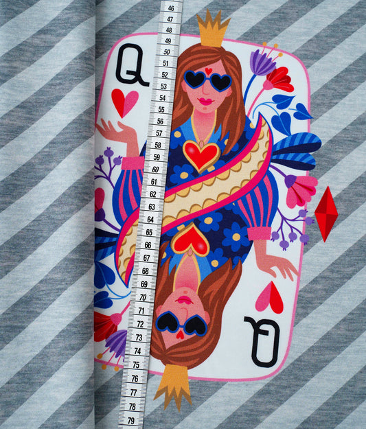 Queen of Hearts - Panel - Jersey