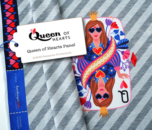 Queen of Hearts - Panel - Jersey