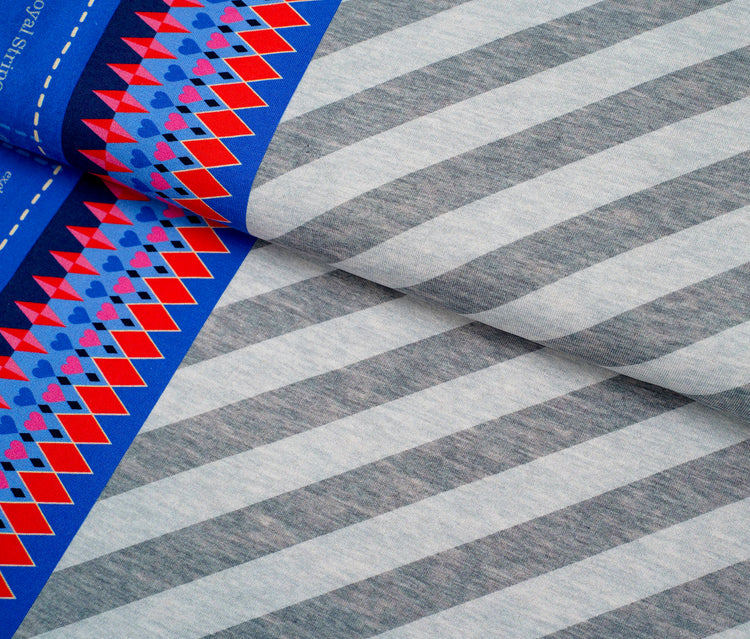Queen of Hearts - ROYAL STRIPES - Jersey