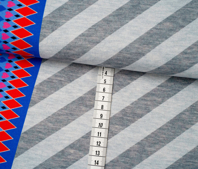 Queen of Hearts - ROYAL STRIPES - Jersey