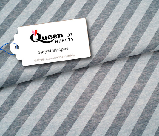 Queen of Hearts - ROYAL STRIPES - Jersey