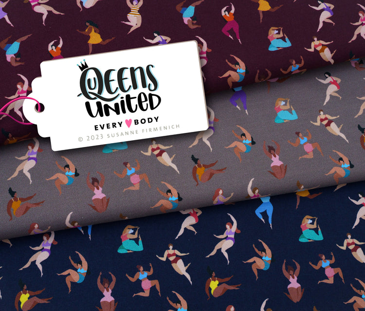 Queens United - EVERYBODY - New Cotton Satin Webware