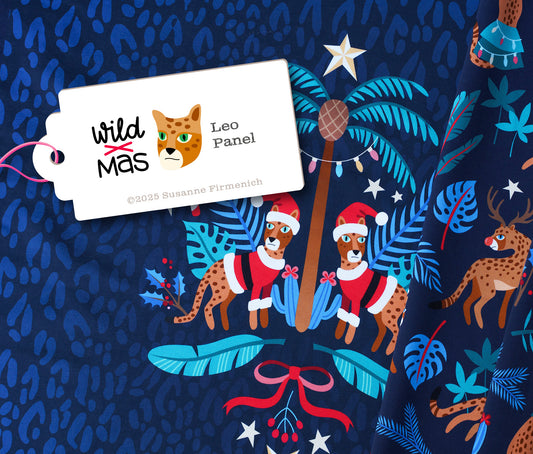 Wild XMas 2025 - LEO Panel blau - Sweat