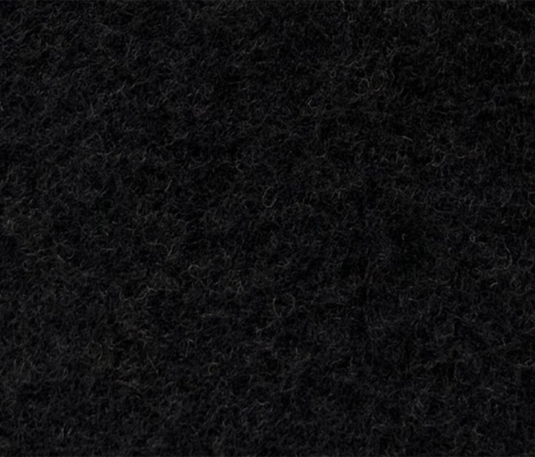 MERINO WOLLFLEECE black uni