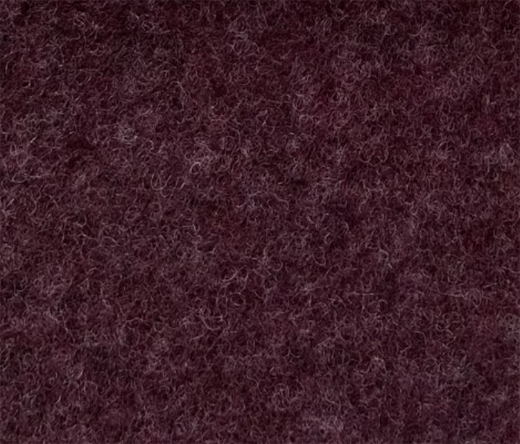 MERINO WOLLFLEECE bordeaux melange