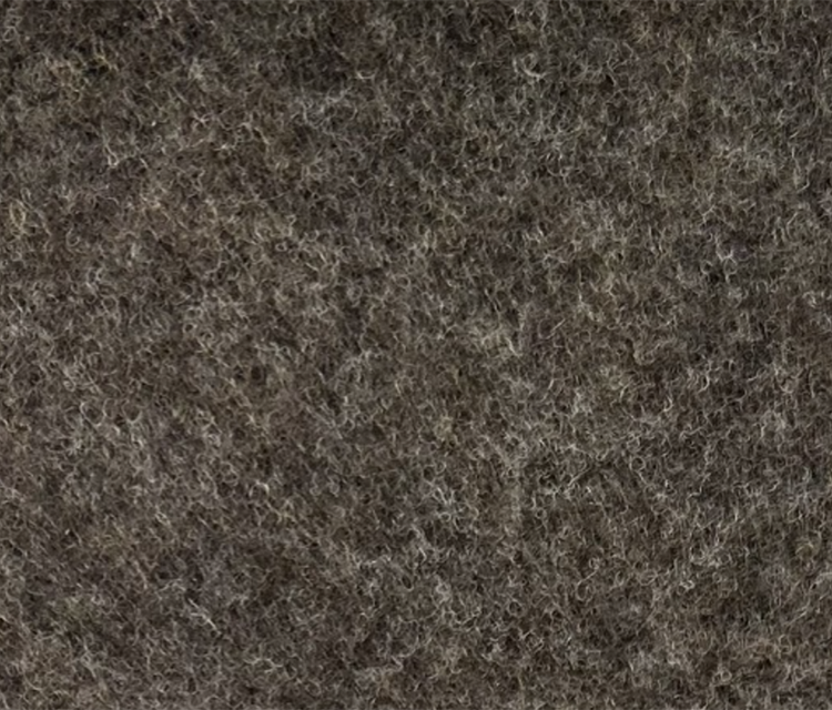 MERINO WOLLFLEECE dark brown melange