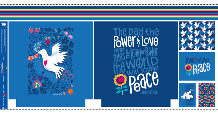 Peace & Love - PANEL - Canvas