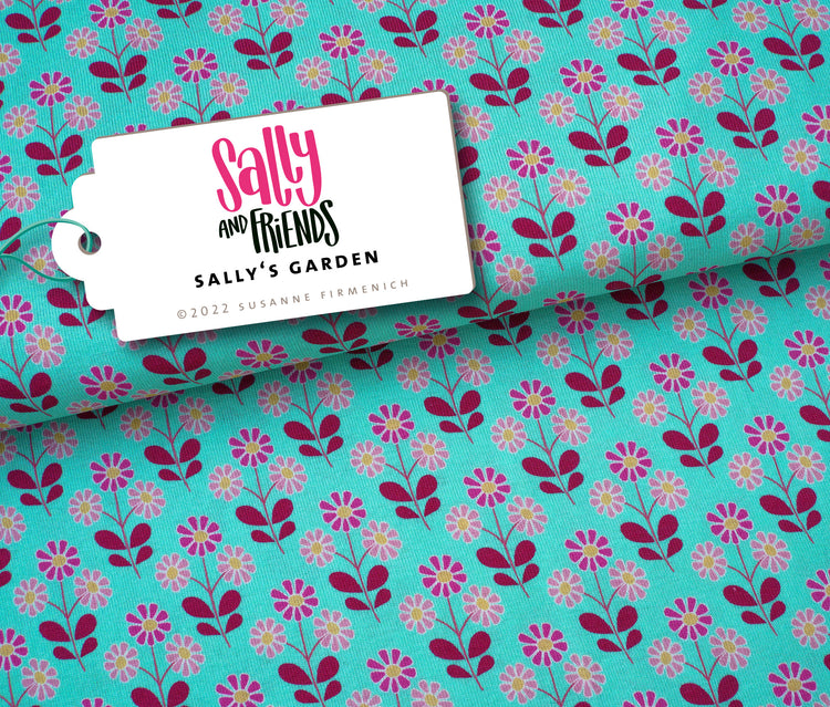 Sally And Friends - SALLYS GARDEN - Bio Baumwoll Ripp