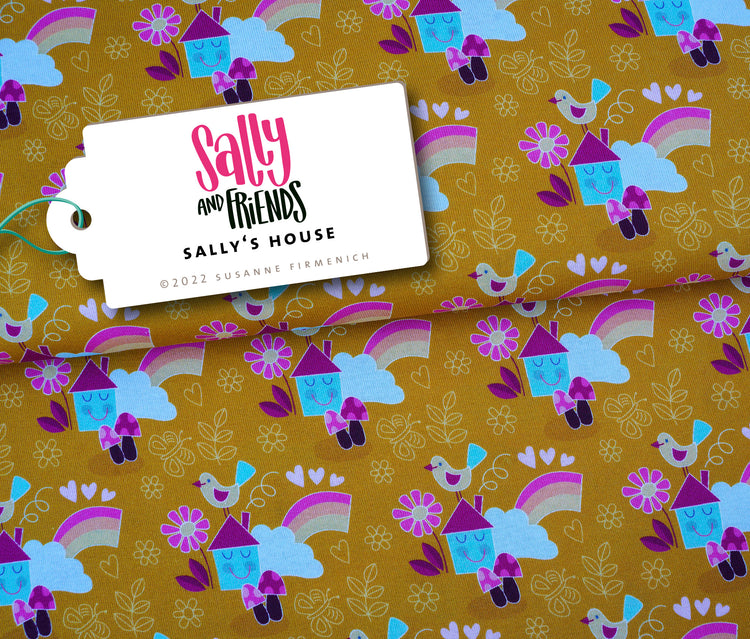 Sally And Friends - SALLYS HOUSE - Bio Baumwoll Ripp